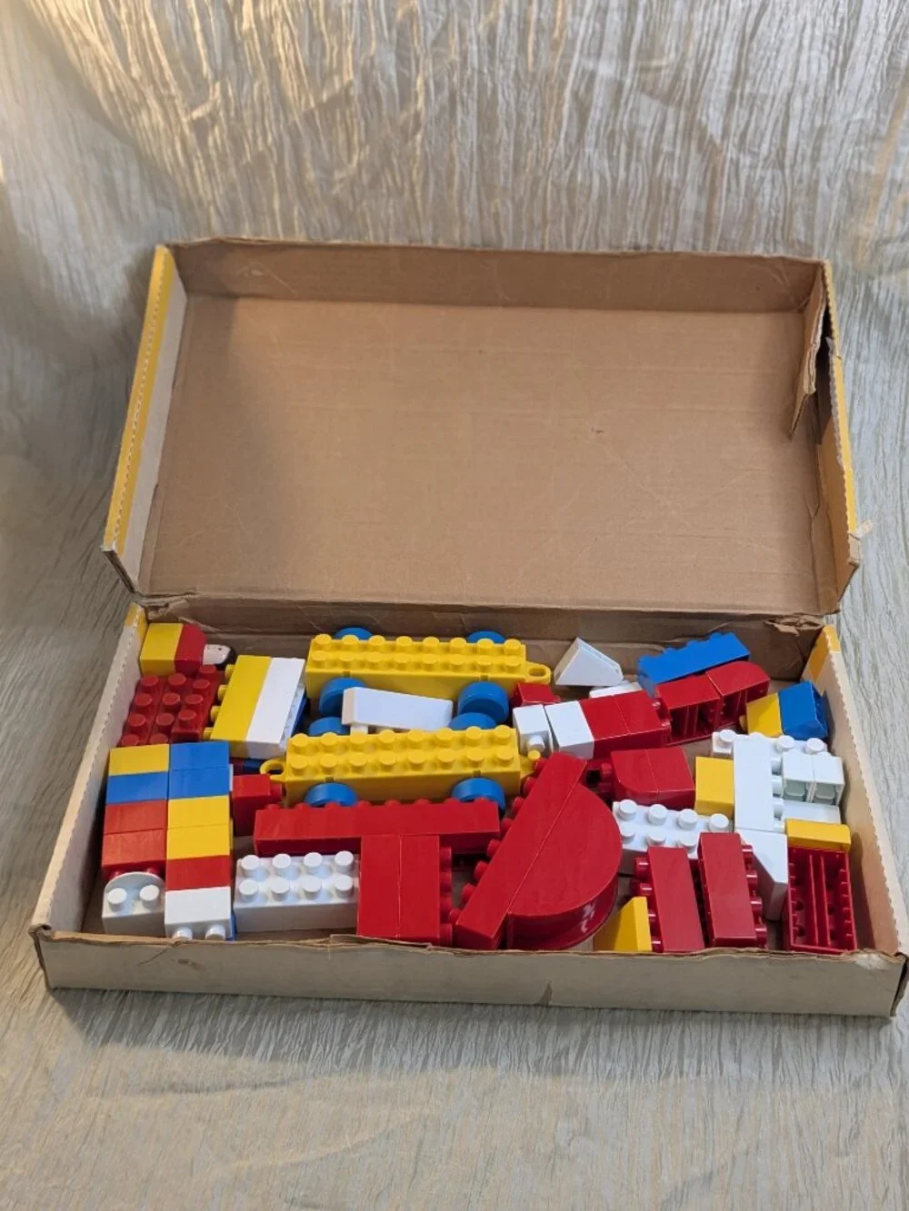 Giant Loc Bloc Complete Vintage Loc Blocs Original Box ENTEX No 1041 Pre School